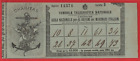 LOTTERIA TOMBOLA NAZIONALE PRO ASILO ORFANI MARINAI ITALIANI 24 APRILE 1898