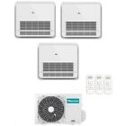 Condizionatore Climatizzatore Hisense Trial Split Inverter a Console 12000+12000