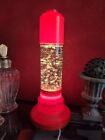 Lampada Magiclamp 1976 rossa glitter iridescenti Space Age