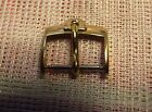 OMEGA - RARE VINTAGE  50/60 BUCKLE - 16 mm INSIDE YELLOW GOLD COLOR - SWISS MADE