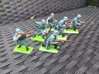 Vintage Britains deetail German Infantry toy soldiers bundle 1/32