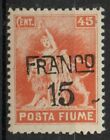 1919 FIUME N.D79 VALORE NUOVO MNH**