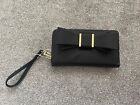 NEW BETSEY JOHNSON BLACK PURSE CLUTCH BAG