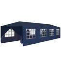 Gazebo da Giardino 3x12 m Blu