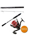 KIT PESCA SPINNING LINEAEFFE SKY SPIN + VIGOR MUSTANG 4000 PESCA COMBO COMPLETO