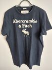 ABERCROMBIE & FITCH MENS  XXL  2XL  NAVY  T SHIRT GOOD USED CONDITION