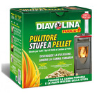 DIAVOLINA PELLET SPAZZACAMINO STUFE CALDAIE DISTRUGGE FULIGGINE CANNA FUMARIA