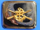 Rowing Club belt buckle, Anchor & Crossed Oars 2¼ x 1¾ inches   **[26817]