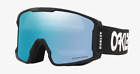 Oakley 7070 65 Line Miner L Maschera Neve Snow Goggles Black Prizm Sapphire