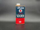 VINTAGE RARA  1950 60 LATTA LIQUIDO RADIATORE ATLAS SOLDER ESSO PIENA SIGILLATA