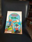 Contenitore cartone Flexy Popeye Olivia braccio di Ferro Vintage giochi epoca