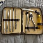 Vintage West Germany Tool Kit With Leather Pouch Interchangeable Tips