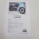 Custombike 50 custom spirtster depliant  pubblicita moto opuscolo -