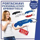 Portachiavi Personalizzato Apribottiglie Metallo gadget key stampa PE143