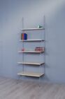 Libreria Artist design moderno Ikea montanti in alluminio mensole bookshelf