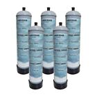 5 Bombole CO2 monouso 600gr. per acquari con attacco M10x1