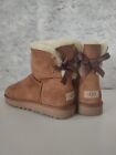 UGG Mini Bailey Bow Boots. UK Size 9.5. Classic Chestnut Colour