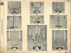 Stampa antica ARGENTERIA CANDELABRI in ARGENTO Pl 25 1935 Old Antique print