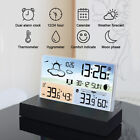 New Digital Weather Station Glass Thermometer Humidity Sensor