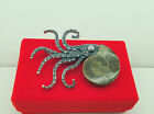 Ancient Ammonite Fossil Nautilus Brooch Pendant with Giftbox