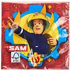 Amscan International 9902177 Fireman Sam tovaglioli 33 cm