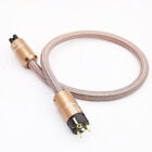 Accuphase OFC Kupfer EU/UK/US Schuko HiFi Power Cable Netzkabel Kaltgerätekabel