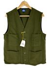 BD BaggieS Gilet con tasche in tessuto tinta unita VERDE LODEN