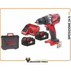 Trapano avvitatore Milwaukee M18 CBLPD-402C Brushless con percussione batterie 4