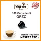 100 capsule cialde ORZO compatibili NESPRESSO