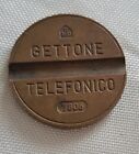 GETTONE TELEFONICO CMM 7806 CON RETRO A ROVESCIO: TELEFONO GIRATO, RARO, BELLO.