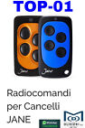 Telecomando Rolling Code Jane Top 01 Modello 4 Tasti (colori Assortiti)