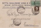 SPOLETO: testatina - Ditta Giulidori Vido e Figli - attrezzi agricoli  1940