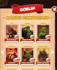 Carte coin master rare..  mazzo completo goblin 6  carte