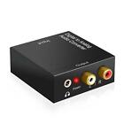 Convertitore audio ottico digitale TOSLINK a RCA per home theatre dolby surround