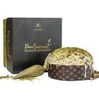 1kg Panettone Artigianale DOP al PISTACCHIO DI BRONTE con SAC A POCHE DI CREMA