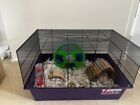Extra Large Wire Purple Pets At Home Syrian/Dwarf Hamster Cage & Accessories