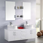 MOBILE BAGNO WHITE LION -  COMPLETO 150 CM LAVABO RUBINETTI INCLUSI NUOVO BIANCO