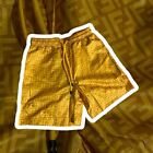 Fendi Monogram Yellow Shorts