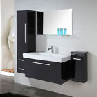 MOBILE BAGNO LONDON - ARREDOBAGNO 100 CM LAVABO, RUBINETTO E 2 COLONNE INCLUSE