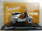 Modellino Grigio chiaro Moto Vespa Messerschmitt 150 GS 1961 NUOVO SIGILLATO.