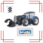 bruder trattore NewHolland T7.315 caricatrice frontale pala con forca giocattolo