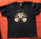 T-shirt VINTAGE. LINK WRAY. NERA. OFFICIAL DARE DEVIL TEE. LARGE. USA. RARA/RARE