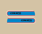 CIMATTI SAGITTARIO II SERIE ADESIVI SERBATOIO TANK STICKERS