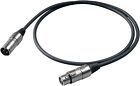 Proel BULK250LU3 Cavo Audio XLR Maschio - XLR Femmina 3 METRI Casse Microfono