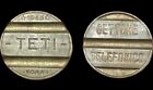 GETTONE TELEFONICO TETI 1945 BRONZO TELEPHONE TOKEN ITALY RARO