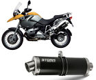 Scarico Storm by Mivv Oval Nero acciaio inox per Bmw R 1200 Gs 2004 > 2007