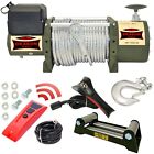 Dragon Winch Verricello Elettrico 24V 16000 lbs / 7257 kg, con Cavo in Acciai...