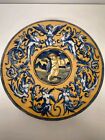 Piatto ceramica maiolica Fine 1700 probabilmente Pesaro o Faenza.