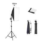 Softbox Kit Di Illuminazione Fotografica, treppiede lampada E27.