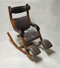 Stokke VARIER Gravity Entspannungssessel Lederbezug  Braun Leather Chair